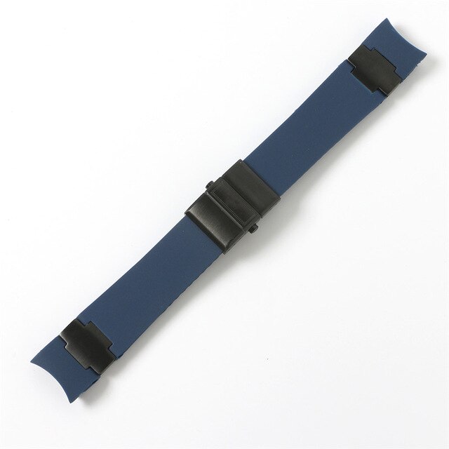 Watchband Bracelet Silica Gel Watch Band For Ulysse Nardin DIVER Waterproof Rubber Watch Strap Sports 22mm Man Black Blue Brown