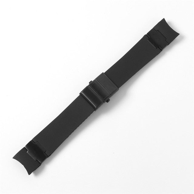 Watchband Bracelet Silica Gel Watch Band For Ulysse Nardin DIVER Waterproof Rubber Watch Strap Sports 22mm Man Black Blue Brown