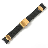 Watchband Bracelet Silica Gel Watch Band For Ulysse Nardin DIVER Waterproof Rubber Watch Strap Sports 22mm Man Black Blue Brown