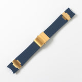 Watchband Bracelet Silica Gel Watch Band For Ulysse Nardin DIVER Waterproof Rubber Watch Strap Sports 22mm Man Black Blue Brown