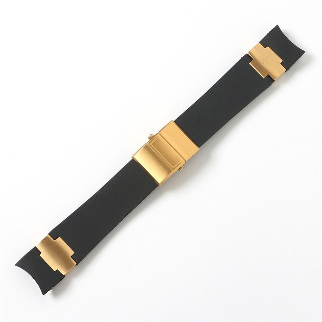 Watchband Bracelet Silica Gel Watch Band For Ulysse Nardin DIVER Waterproof Rubber Watch Strap Sports 22mm Man Black Blue Brown