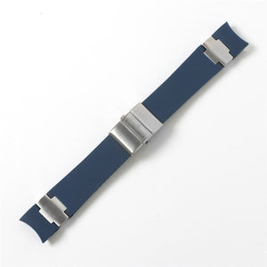 Watchband Bracelet Silica Gel Watch Band For Ulysse Nardin DIVER Waterproof Rubber Watch Strap Sports 22mm Man Black Blue Brown