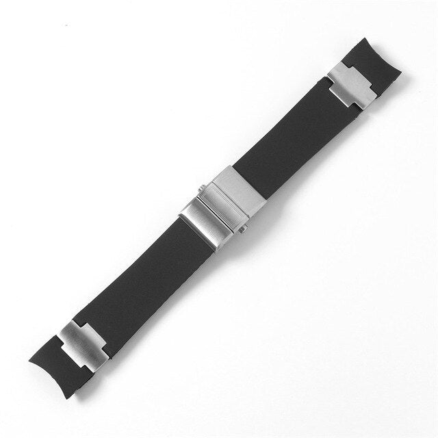 Watchband Bracelet Silica Gel Watch Band For Ulysse Nardin DIVER Waterproof Rubber Watch Strap Sports 22mm Man Black Blue Brown