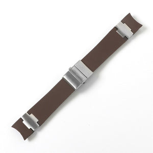 Watchband Bracelet Silica Gel Watch Band For Ulysse Nardin DIVER Waterproof Rubber Watch Strap Sports 22mm Man Black Blue Brown