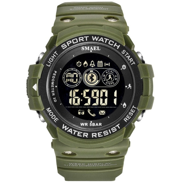 Men Digital Sport Male Clock