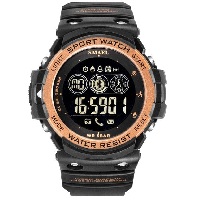 Men Digital Sport Male Clock