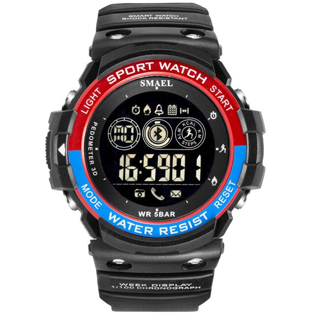 Men Digital Sport Male Clock