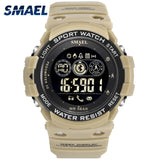 Men Digital Sport Male Clock