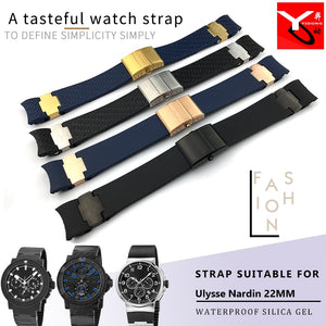 Silicone Rubber Belt  Waterproof  Watch