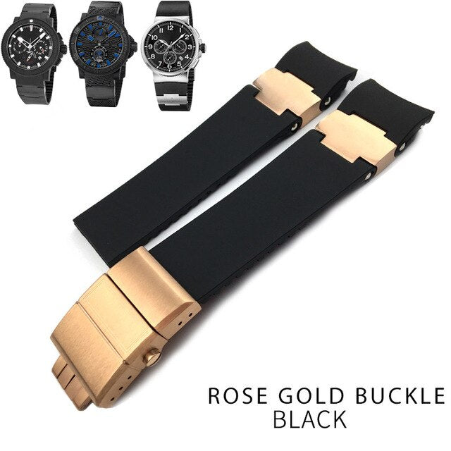 Silicone Rubber Belt  Waterproof  Watch