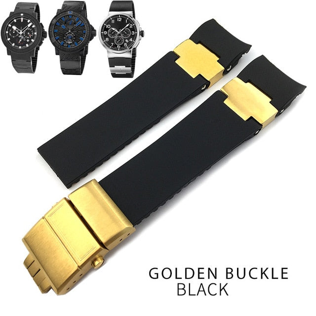 Silicone Rubber Belt  Waterproof  Watch