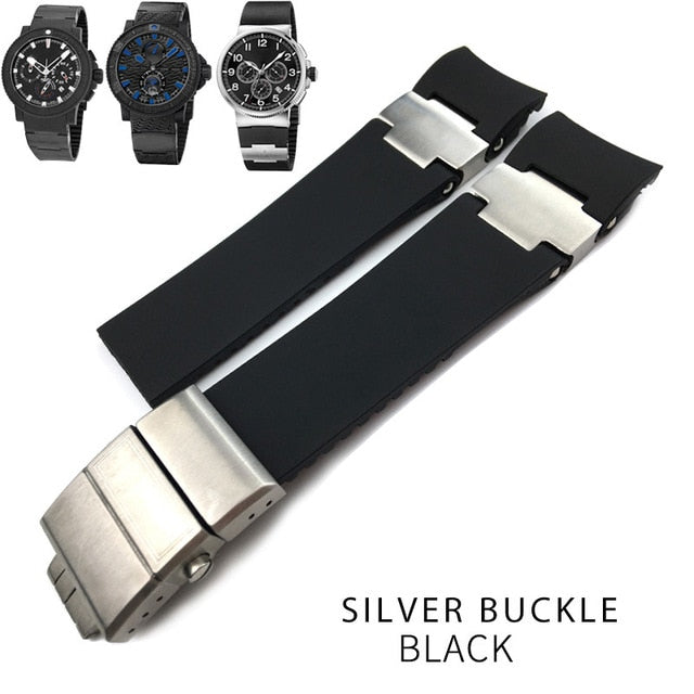 Silicone Rubber Belt  Waterproof  Watch