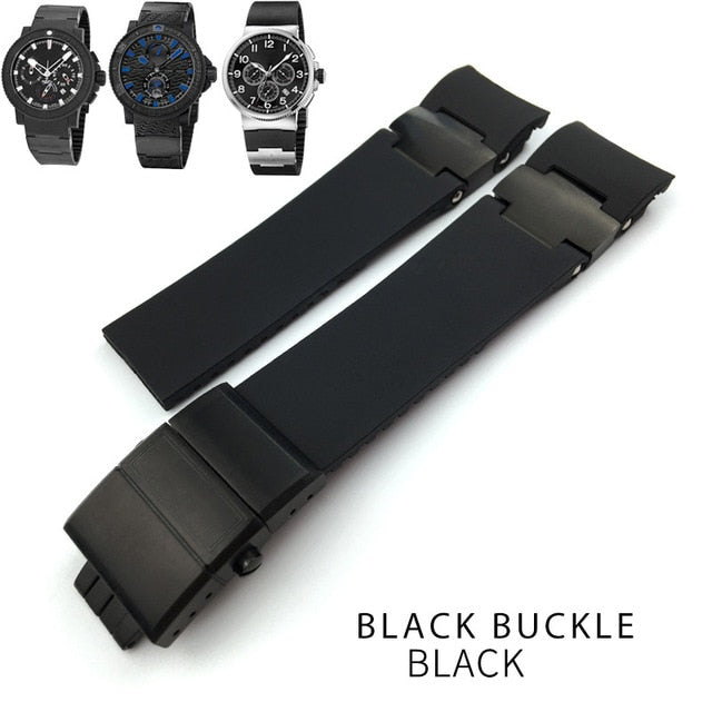 Silicone Rubber Belt  Waterproof  Watch