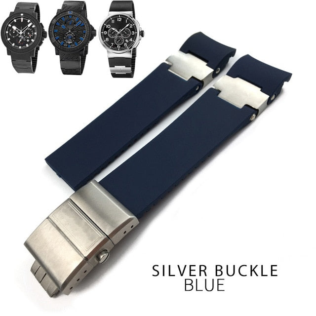 Silicone Rubber Belt  Waterproof  Watch