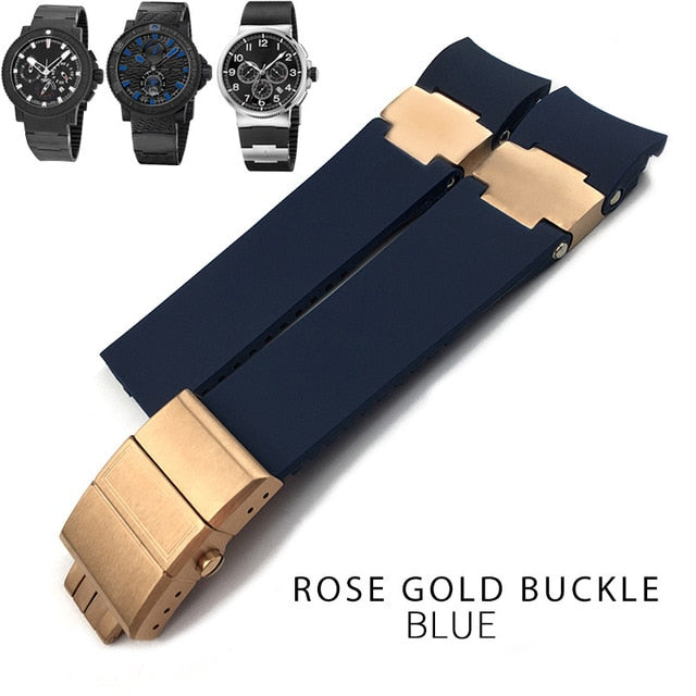 Silicone Rubber Belt  Waterproof  Watch