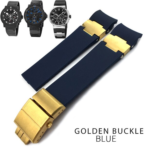 Silicone Rubber Belt  Waterproof  Watch