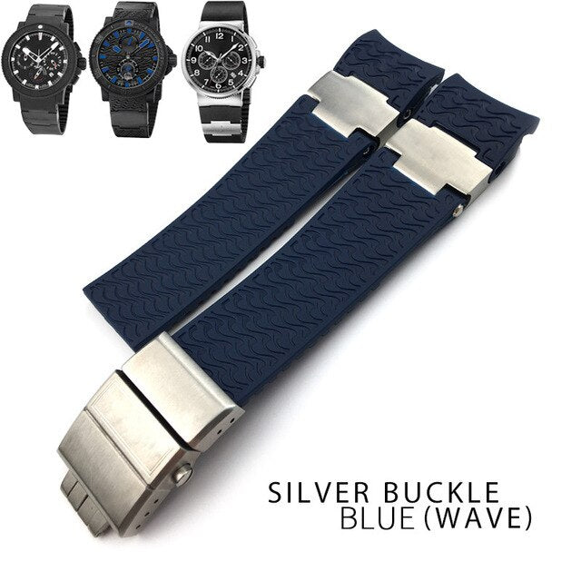Silicone Rubber Belt  Waterproof  Watch