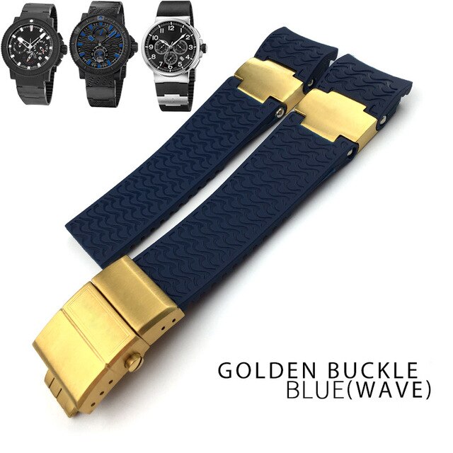 Silicone Rubber Belt  Waterproof  Watch
