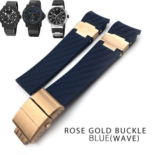 Silicone Rubber Belt  Waterproof  Watch