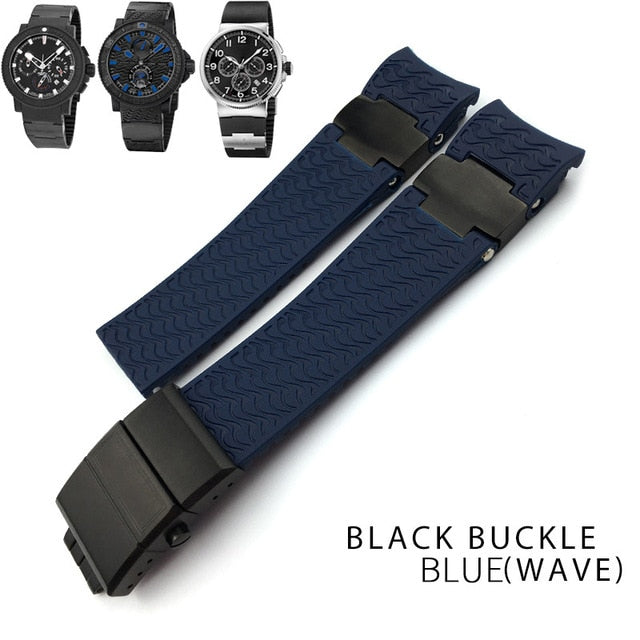 Silicone Rubber Belt  Waterproof  Watch