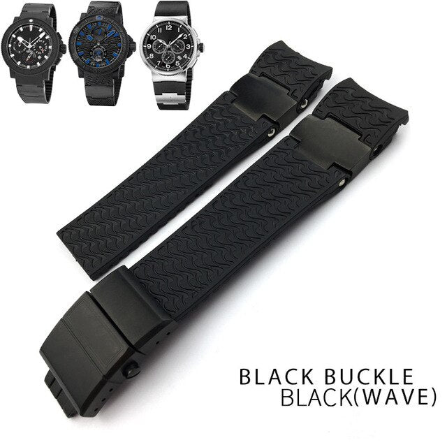 Silicone Rubber Belt  Waterproof  Watch