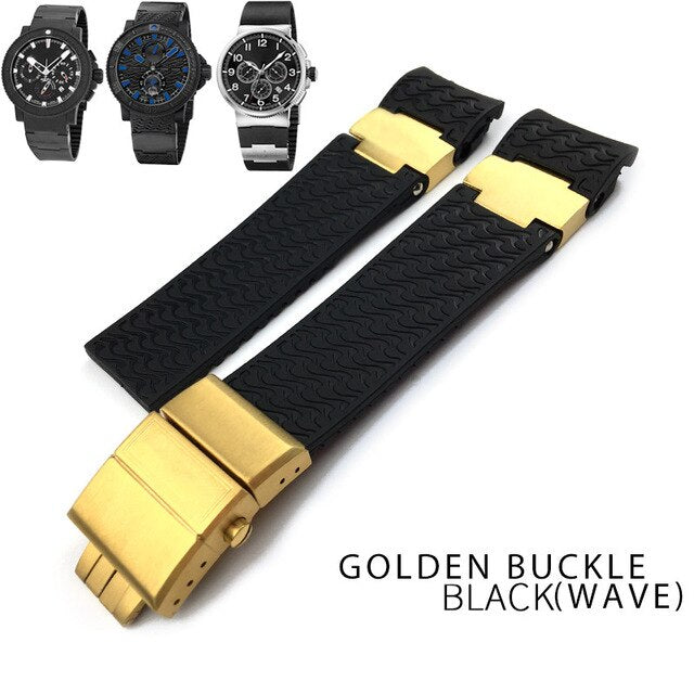 Silicone Rubber Belt  Waterproof  Watch