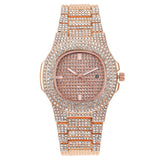 Iced Out Mens Watches Luxury Hip Hop Bling Diamond Men