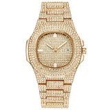 Iced Out Mens Watches Luxury Hip Hop Bling Diamond Men