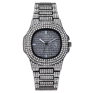 Iced Out Mens Watches Luxury Hip Hop Bling Diamond Men