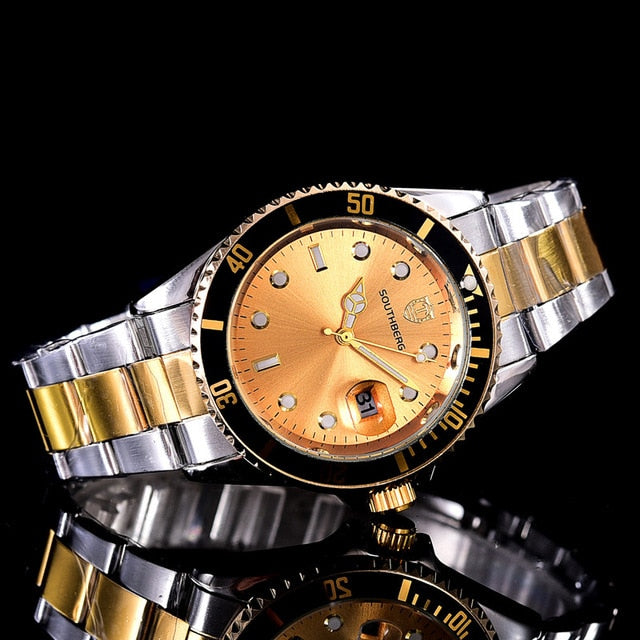 SOUTHBERG  Luxury Fashion Mens Watches Quartz Steel