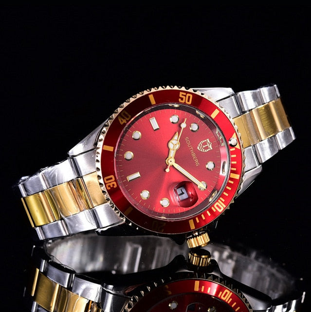 SOUTHBERG  Luxury Fashion Mens Watches Quartz Steel