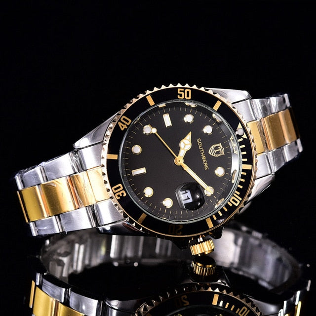 SOUTHBERG  Luxury Fashion Mens Watches Quartz Steel