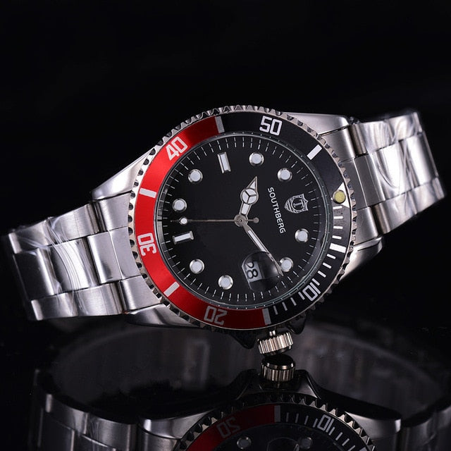 SOUTHBERG  Luxury Fashion Mens Watches Quartz Steel