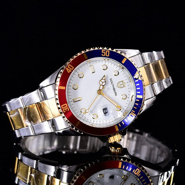 SOUTHBERG  Luxury Fashion Mens Watches Quartz Steel
