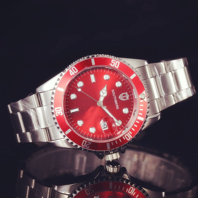 SOUTHBERG  Luxury Fashion Mens Watches Quartz Steel