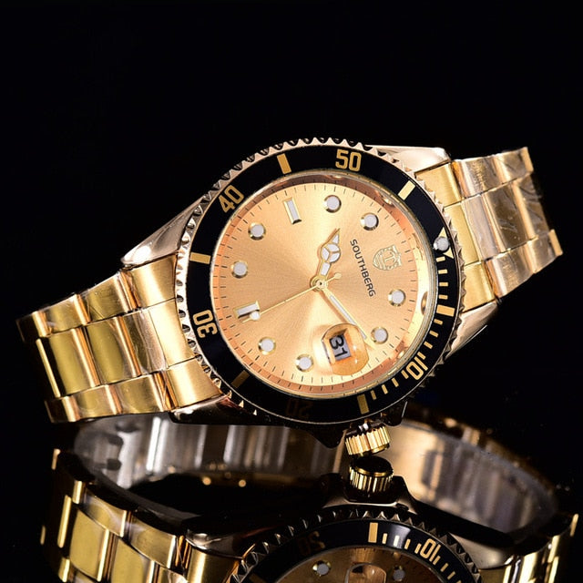 SOUTHBERG  Luxury Fashion Mens Watches Quartz Steel