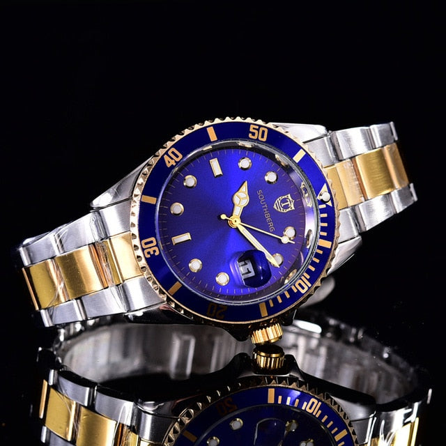 SOUTHBERG  Luxury Fashion Mens Watches Quartz Steel