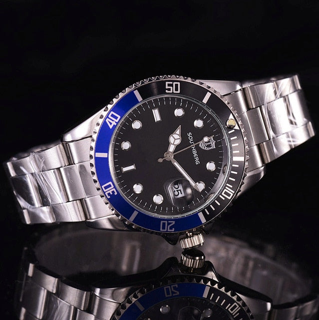 SOUTHBERG  Luxury Fashion Mens Watches Quartz Steel