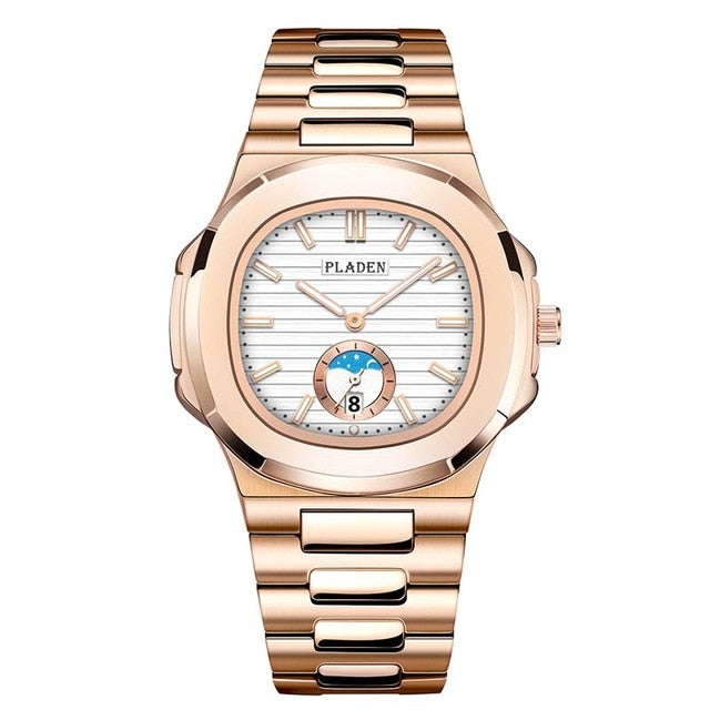 New PLADEN Brand Chronograph Sport Watches Men