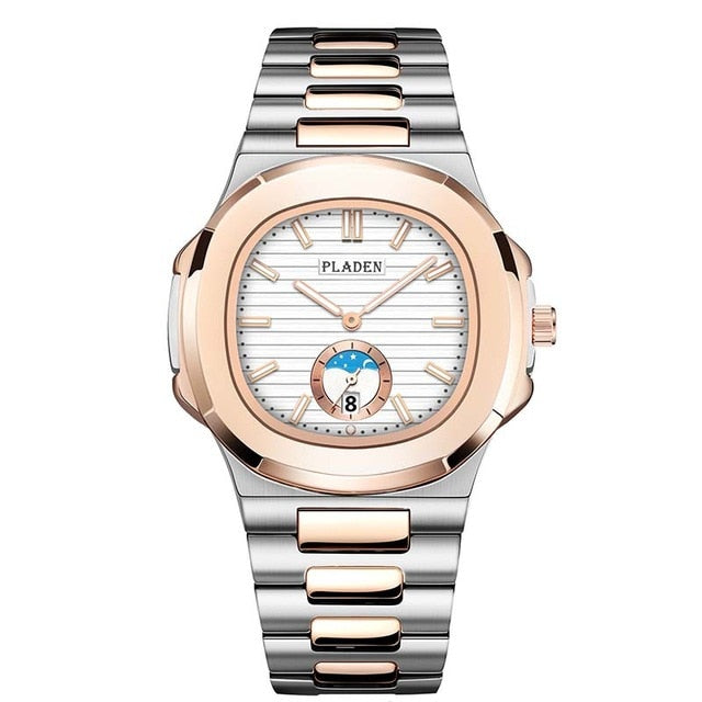 New PLADEN Brand Chronograph Sport Watches Men