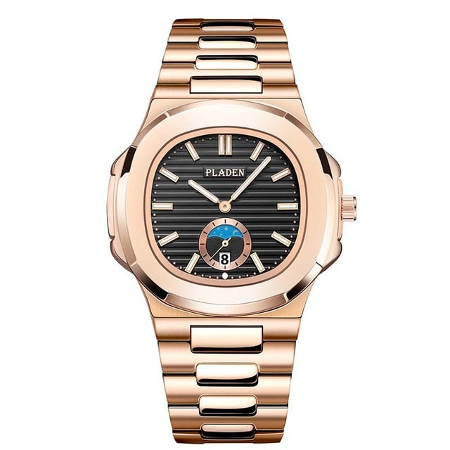 New PLADEN Brand Chronograph Sport Watches Men