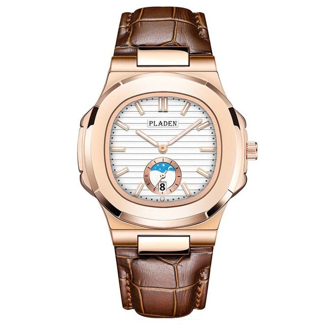 New PLADEN Brand Chronograph Sport Watches Men