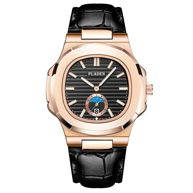 New PLADEN Brand Chronograph Sport Watches Men