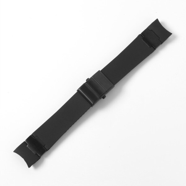 Black Brown Blue Waterproof Silicone Rubber Wrist Watch Band