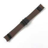 Black Brown Blue Waterproof Silicone Rubber Wrist Watch Band