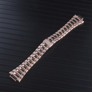 Stainless Steel Watch Strap Wrist Bracelet Silver Metal Watchband with Folding Clasp For r Patek Philippe Nautilus 5711/1A010