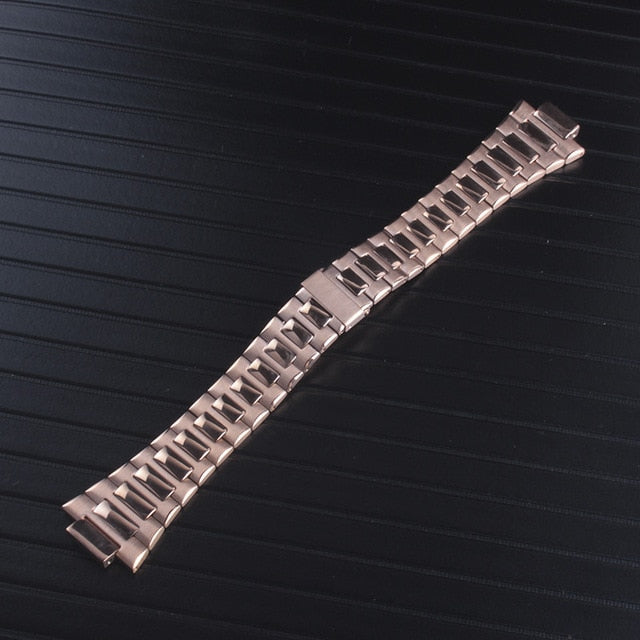 Stainless Steel Watch Strap Wrist Bracelet Silver Metal Watchband with Folding Clasp For r Patek Philippe Nautilus 5711/1A010