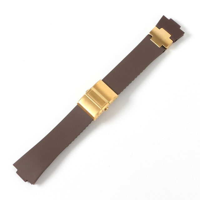 Watchband Bracelet Silica Gel Watch Band For Ulysse-Nardin MARINE Waterproof Rubber Watch Strap Sports 25*12mm Man Watches Sport