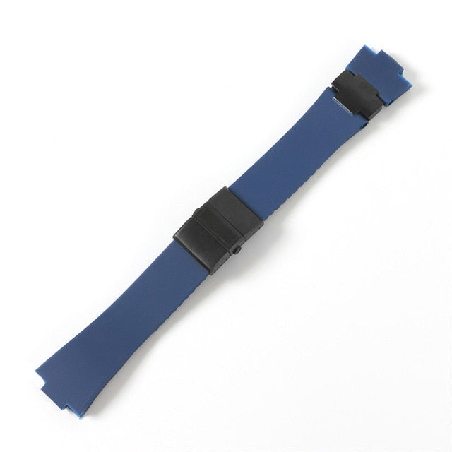 Watchband Bracelet Silica Gel Watch Band For Ulysse-Nardin MARINE Waterproof Rubber Watch Strap Sports 25*12mm Man Watches Sport