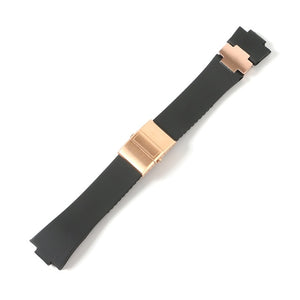 Watchband Bracelet Silica Gel Watch Band For Ulysse-Nardin MARINE Waterproof Rubber Watch Strap Sports 25*12mm Man Watches Sport